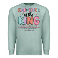 Seafoam daughter of the king Premium Sweatshirt - MaliasSmallBusiness