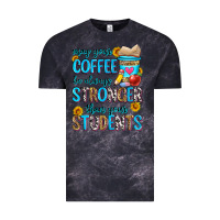 Cloud Black may your coffee be always stronger than your stude Vintage Tee - Zillion Design Studio