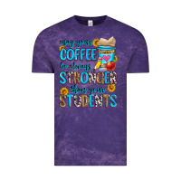 Cloud Purple may your coffee be always stronger than your stude Vintage Tee - Zillion Design Studio