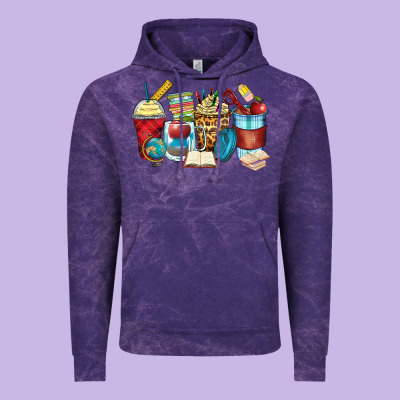 Teacher Coffee Cups Vintage Hoodie Designed By Zillion Design Studio