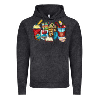 Vintage Black teacher coffee cups Vintage Hoodie - Zillion Design Studio