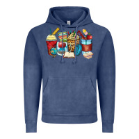 Vintage Denim teacher coffee cups Vintage Hoodie - Zillion Design Studio
