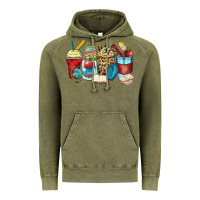 Vintage Olive teacher coffee cups Vintage Hoodie - Zillion Design Studio