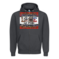 Smoke armed forces day love our troops Zipper Hoodie - Artiststas