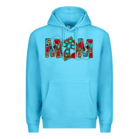 Ocean Blue Western Mom With Cross Premium Hoodie - BundleAndBundleShop
