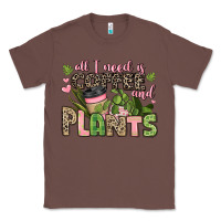 Chestnut all i need is coffee and plants Classic Tee - JahusDesignShop