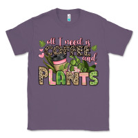 Lavender all i need is coffee and plants Classic Tee - JahusDesignShop