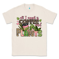 Natural all i need is coffee and plants Classic Tee - JahusDesignShop
