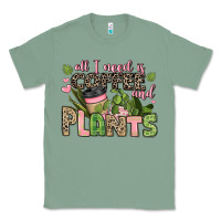 Sage all i need is coffee and plants Classic Tee - JahusDesignShop