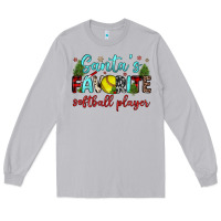 Moon Dust santa s favorite softball player Long Sleeve Tee - JahusDesignShop