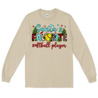 Mushroom santa s favorite softball player Long Sleeve Tee - JahusDesignShop