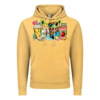 Vintage Mustard summer teacher coffee cups Vintage Hoodie - Zillion Design Studio