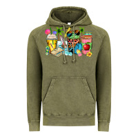 Vintage Olive summer teacher coffee cups Vintage Hoodie - Zillion Design Studio
