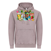 Vintage Zinc summer teacher coffee cups Vintage Hoodie - Zillion Design Studio