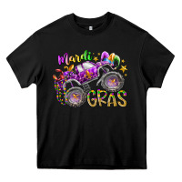 Black mardi gras monster truck Heavy Core Tee - RacoonDesign