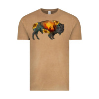 Sunflower Bison Vintage Tee | Teevron