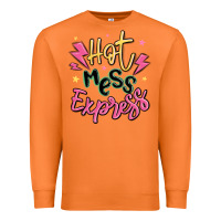 Carrot hot mess express Premium Sweatshirt - MaliasSmallBusiness