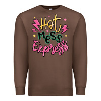 Chestnut hot mess express Premium Sweatshirt - MaliasSmallBusiness