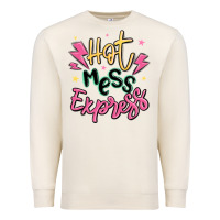 Sandshell hot mess express Premium Sweatshirt - MaliasSmallBusiness