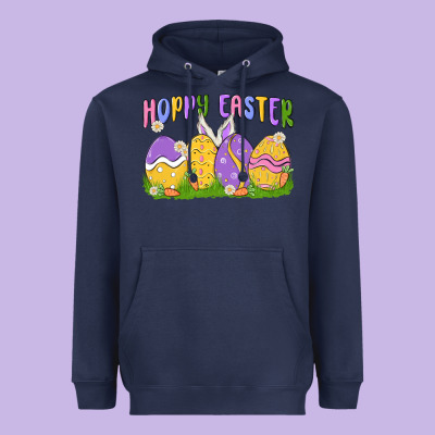 Hoppy Easter Heavyweight Hoodie Designed By Maliassmallbusiness