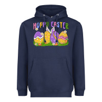 Navy hoppy easter Heavyweight Hoodie - MaliasSmallBusiness