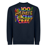 Navy 100 days of cray cray tbw Heavyweight Sweatshirt - texasbilliewilder