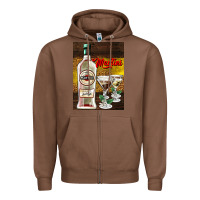 Chestnut martini Zipper Hoodie - AdoDesignShop