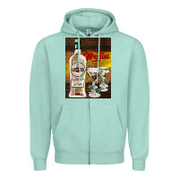 Seafoam martini Zipper Hoodie - AdoDesignShop