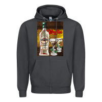 Smoke martini Zipper Hoodie - AdoDesignShop