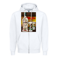 White martini Zipper Hoodie - AdoDesignShop