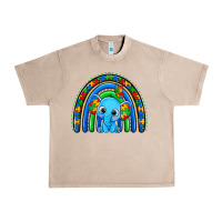 French Oak autism elephant rainbow Urban Heavy Tee - Zillion Design Studio