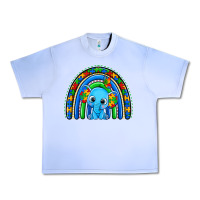 Grape Ice autism elephant rainbow Urban Heavy Tee - Zillion Design Studio