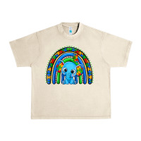 Sandshell autism elephant rainbow Urban Heavy Tee - Zillion Design Studio
