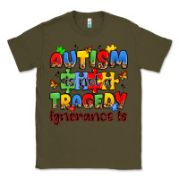 Army Green autism is not a tragedy ignorance is Classic Tee - JahusDesignShop
