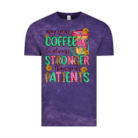Cloud Purple may your coffee be always stronger than your patie Vintage Tee - Zillion Design Studio