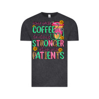 Vintage Black may your coffee be always stronger than your patie Vintage Tee - Zillion Design Studio