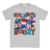 Moon Dust red white boozy Classic Tee - AdoDesignShop