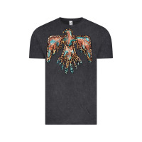 Vintage Black thunderbird leopard leather Vintage Tee - BarkalooDesign
