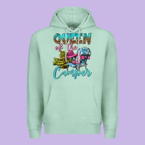 Queen Of The Camper Premium Hoodie Designed By Bundleandbundleshop
