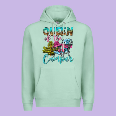Queen Of The Camper Premium Hoodie Designed By Bundleandbundleshop