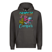 Smoke Queen Of The Camper Premium Hoodie - BundleAndBundleShop