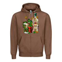 Chestnut cocrtail martini and gift and snow Zipper Hoodie - AdoDesignShop