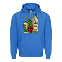 True Royal cocrtail martini and gift and snow Zipper Hoodie - AdoDesignShop
