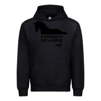 Black everybody's gotta horse neigh Urban Hoodie - Bettercallsaul
