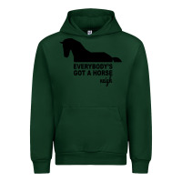 Forest Green everybody's gotta horse neigh Urban Hoodie - Bettercallsaul