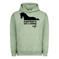 Pigment Oil Green everybody's gotta horse neigh Urban Hoodie - Bettercallsaul