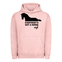 Pigment Salmon everybody's gotta horse neigh Urban Hoodie - Bettercallsaul