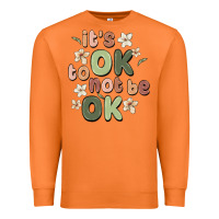 Carrot it's ok to not be ok Premium Sweatshirt - MaliasSmallBusiness