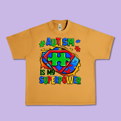 Autism Is My Superpower Ripped Shirt Urban Heavy Tee Designed By Zillion Design Studio