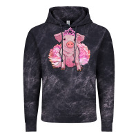 Cloud Black Balerina pig with tutu Vintage Hoodie - RanaPortraitStore